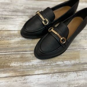 ASOS Women’s Black Leather Loafers Size 5